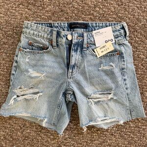 Distressed Denim Women Shorts